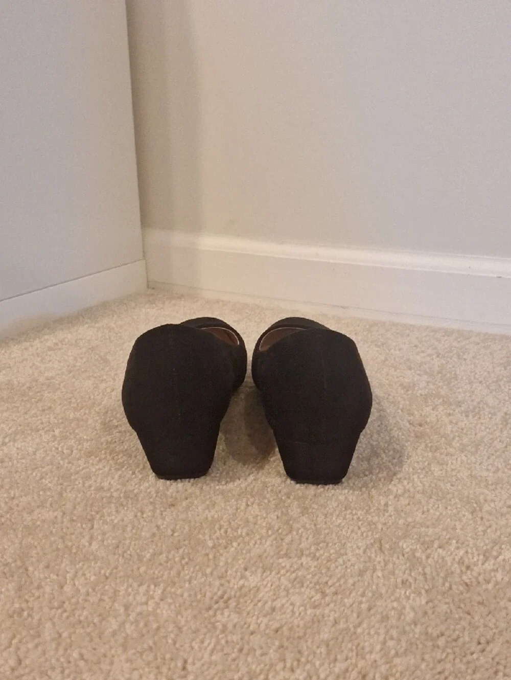Dream Paris Black Wedge Pump